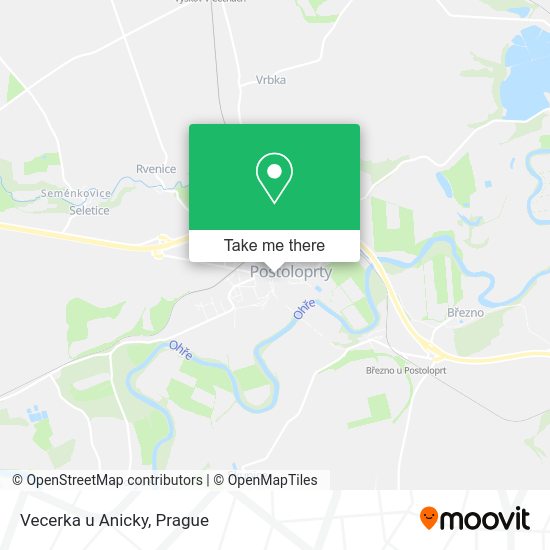 Карта Vecerka u Anicky
