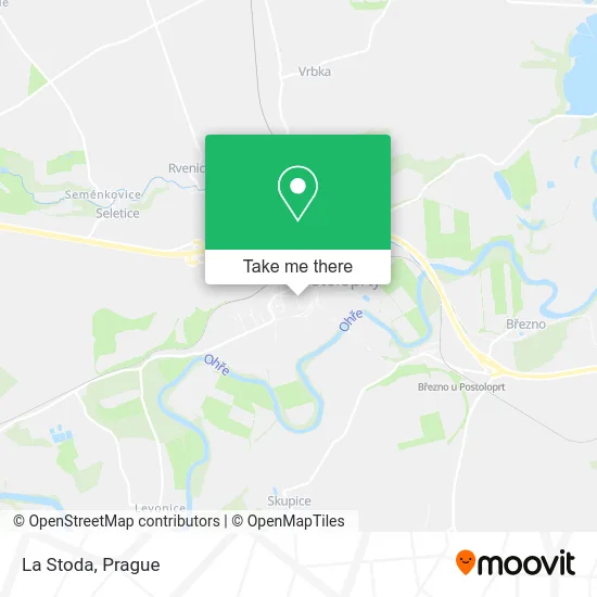 La Stoda map