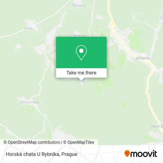 Карта Horská chata U Rybníka