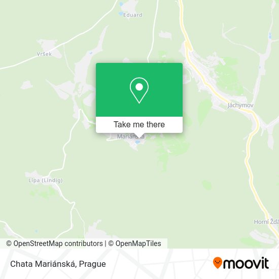 Карта Chata Mariánská