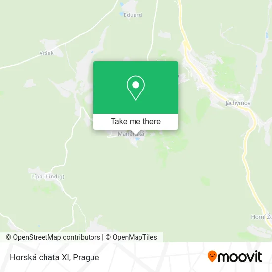 Карта Horská chata Xl