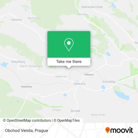 Карта Obchod Venda