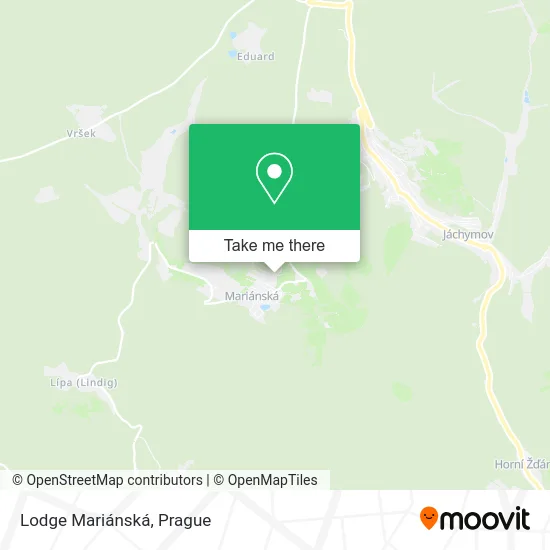 Карта Lodge Mariánská