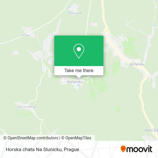 Карта Horska chata Na Slunicku