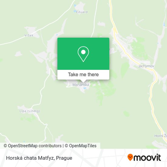 Карта Horská chata Matfyz