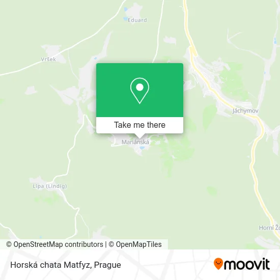 Карта Horská chata Matfyz