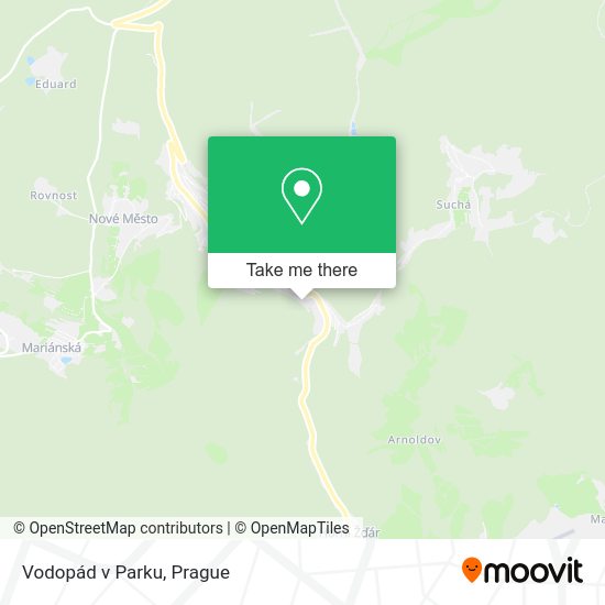 Карта Vodopád v Parku