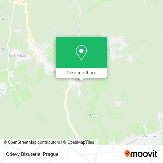 Карта Odevy Bizuterie