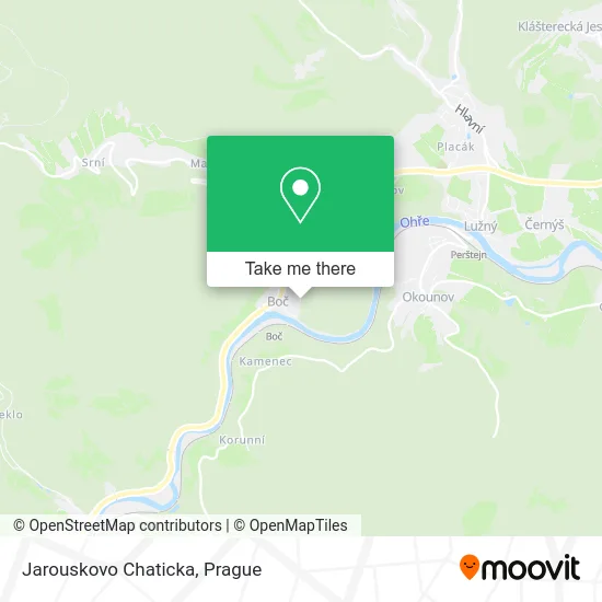 Карта Jarouskovo Chaticka