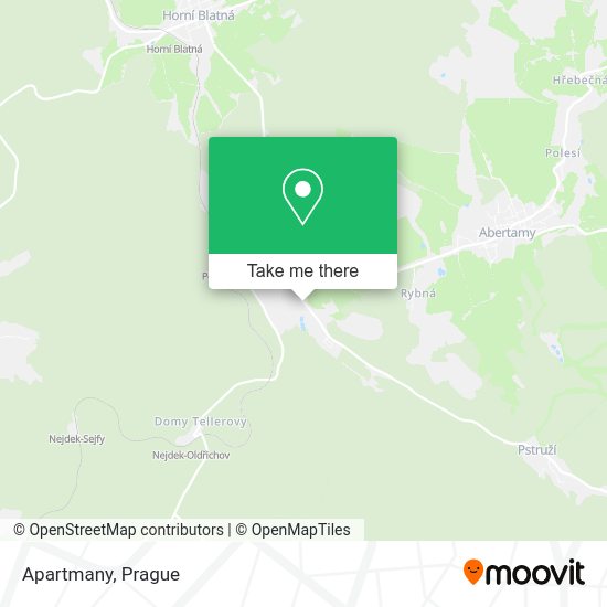Карта Apartmany