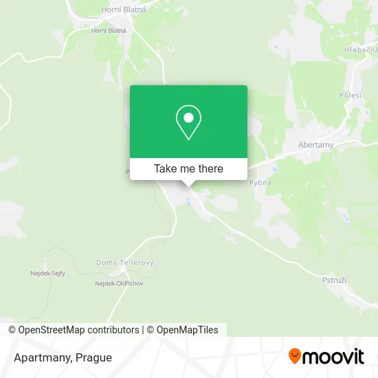 Карта Apartmany