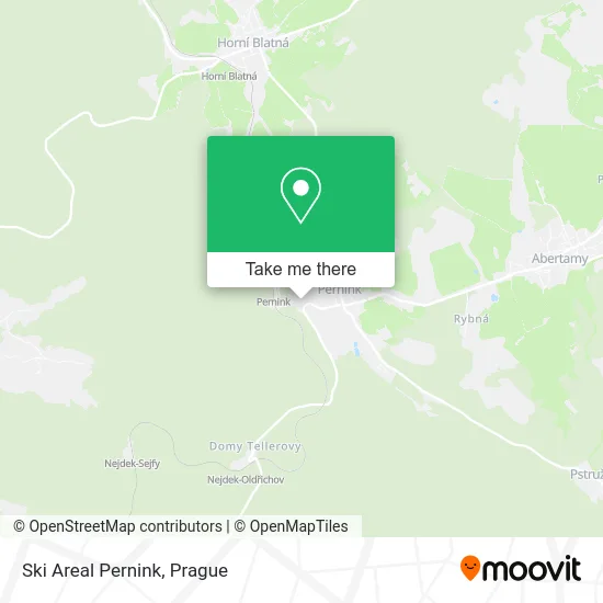 Карта Ski Areal Pernink