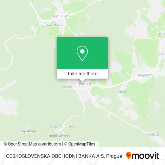 Карта CESKOSLOVENSKA OBCHODNI BANKA A S