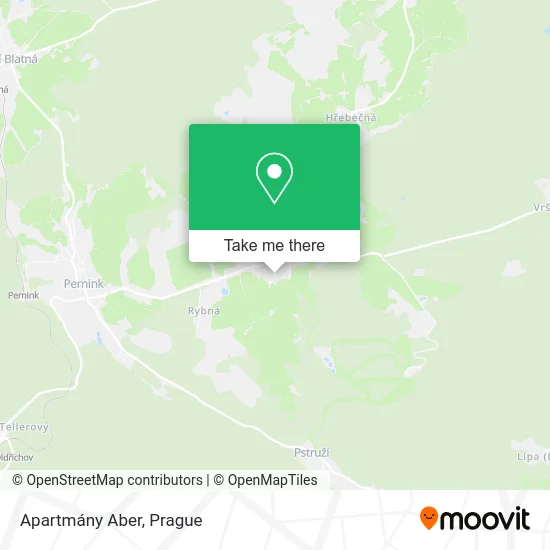 Карта Apartmány Aber