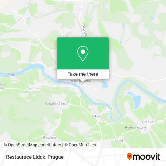 Карта Restaurace Lidak