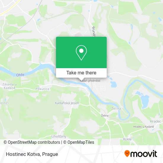 Карта Hostinec Kotva