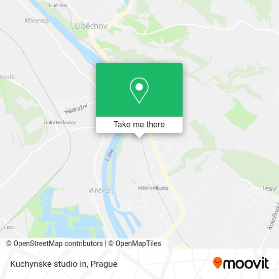 Карта Kuchynske studio in