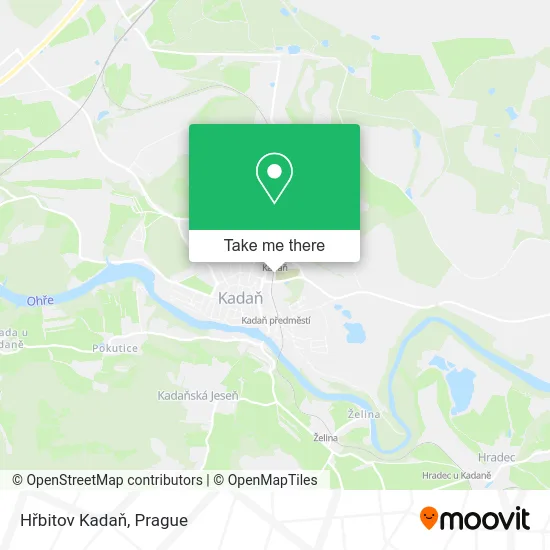 Карта Hřbitov Kadaň
