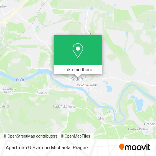Карта Apartmán U Svatého Michaela