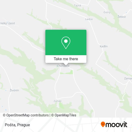 Карта Pošta