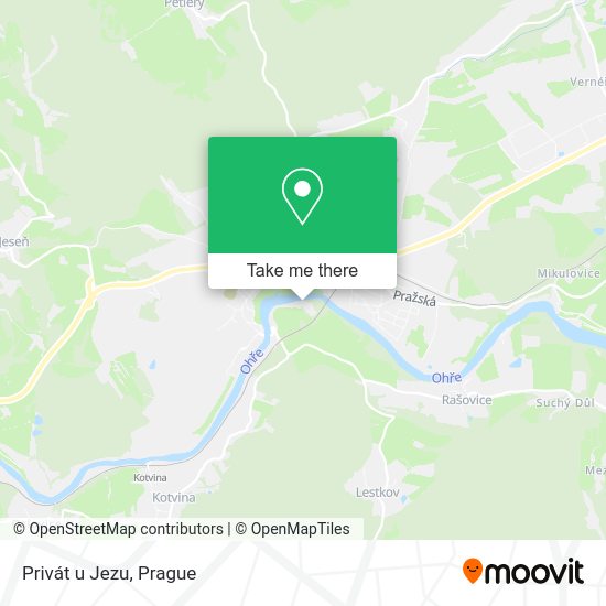 Карта Privát u Jezu