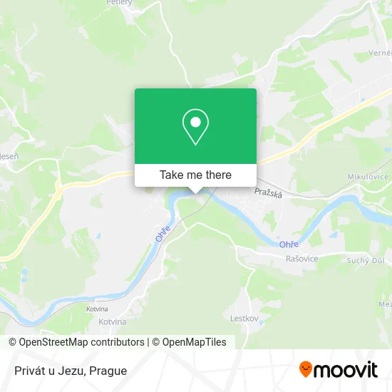 Карта Privát u Jezu