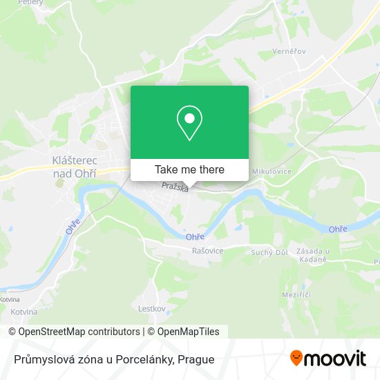 Карта Průmyslová zóna u Porcelánky