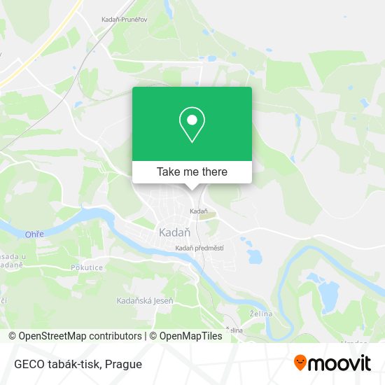 Карта GECO tabák-tisk