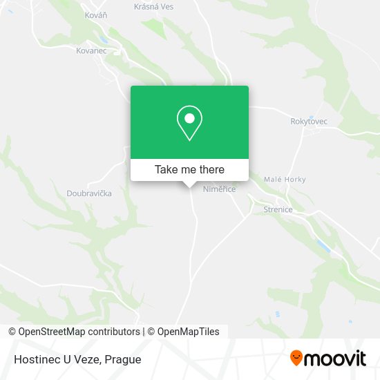 Карта Hostinec U Veze