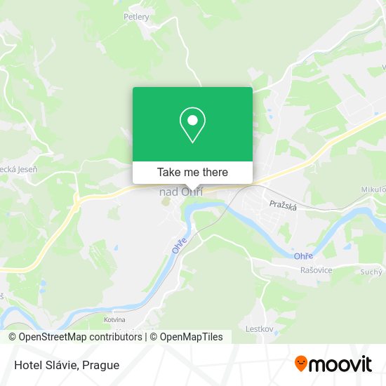 Карта Hotel Slávie