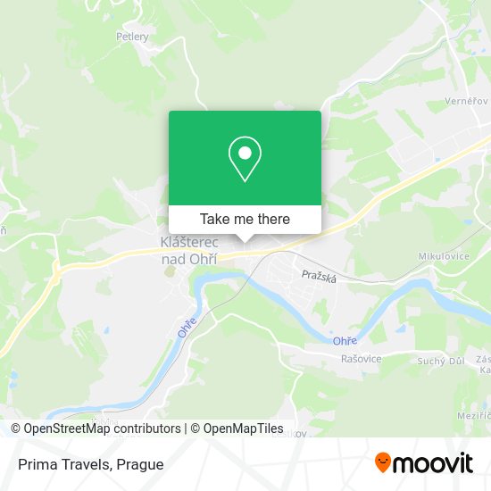 Карта Prima Travels