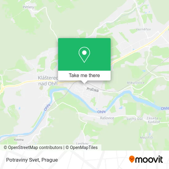 Карта Potraviny Svet
