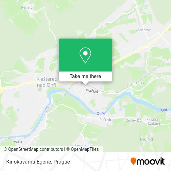 Карта Kinokavárna Egerie