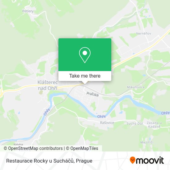 Карта Restaurace Rocky u Sucháčů