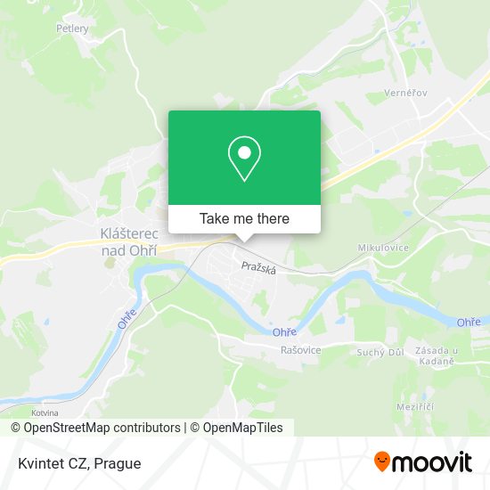 Карта Kvintet CZ