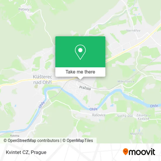 Карта Kvintet CZ