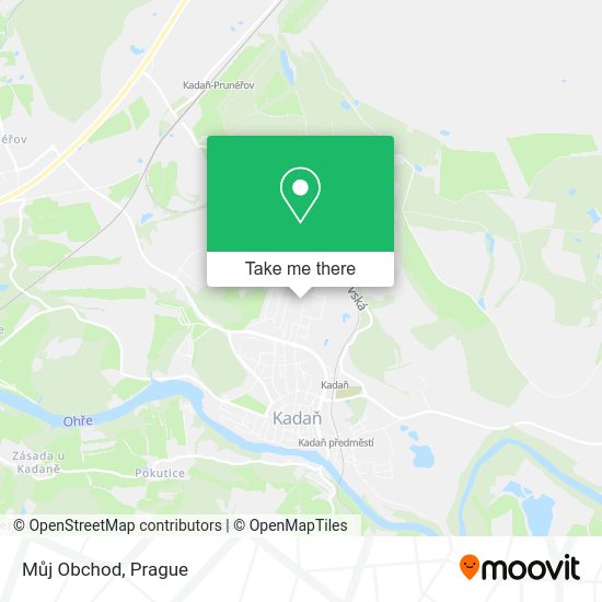 Карта Můj Obchod