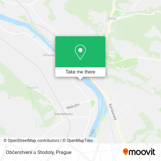 Карта Občerstvení u Stodoly