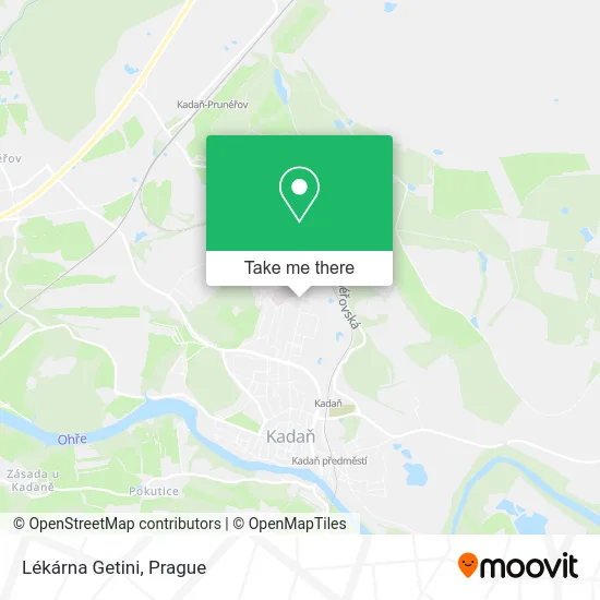 Карта Lékárna Getini