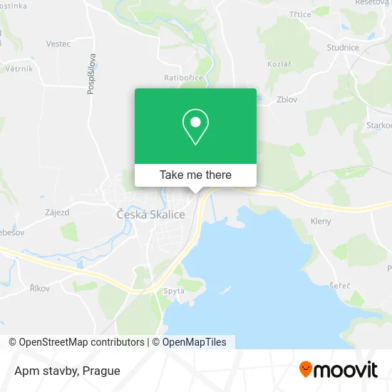 Карта Apm stavby