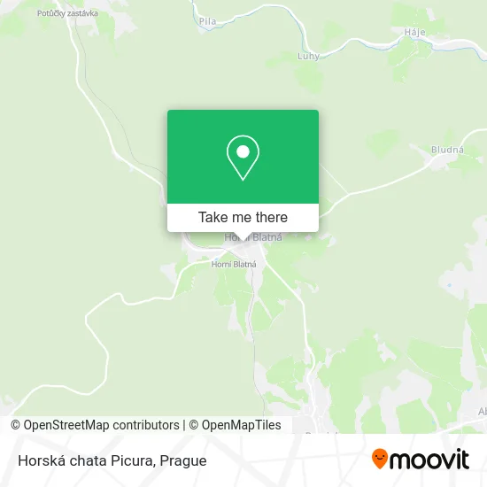 Карта Horská chata Picura