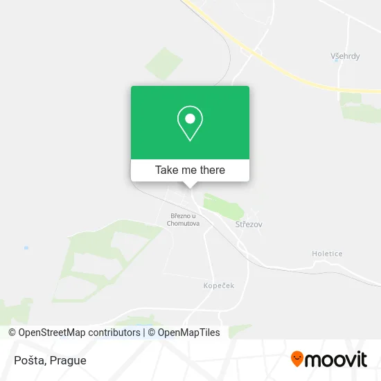 Карта Pošta