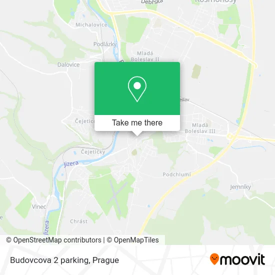 Карта Budovcova 2 parking