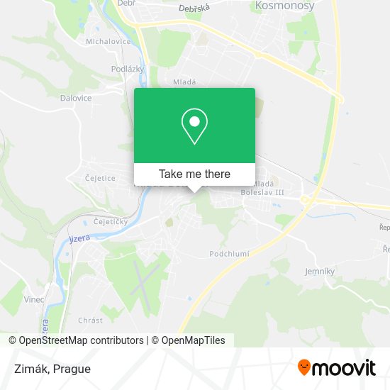 Карта Zimák