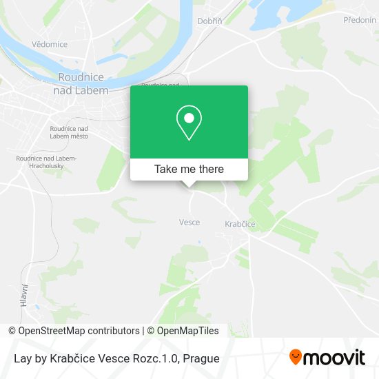 Карта Lay by Krabčice Vesce Rozc.1.0