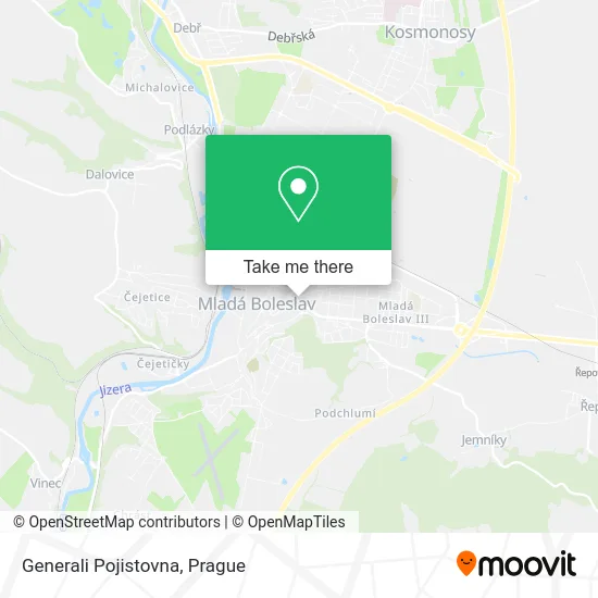 Карта Generali Pojistovna