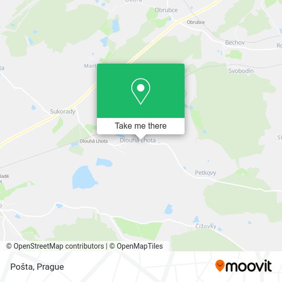 Карта Pošta