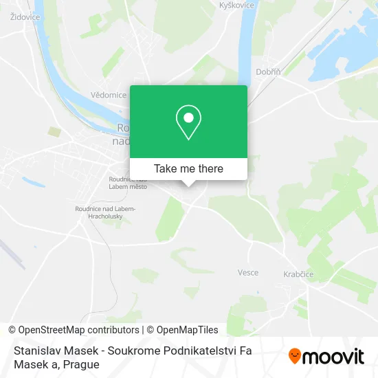 Карта Stanislav Masek - Soukrome Podnikatelstvi Fa Masek a