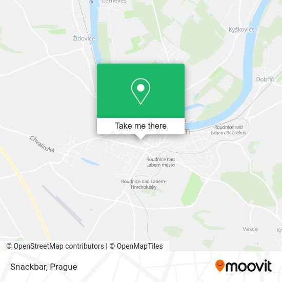 Карта Snackbar