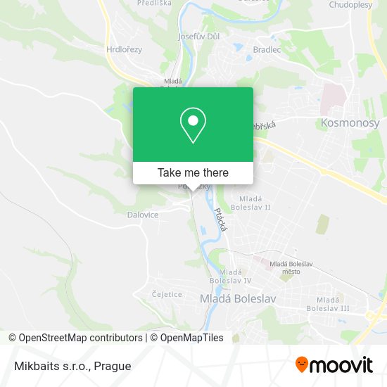Карта Mikbaits s.r.o.
